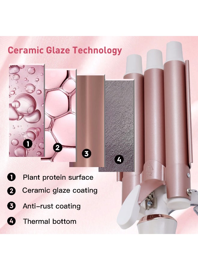 Hatteker Professional Iron Hair Curler Wave Curler LED Display Female Hair Straightener Hair Curler Tools Hairdressing Iron - Image 4